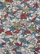 Load image into Gallery viewer, Haori Jacket Vintage(1950-1980) White Leaf Maple Leaf Silk #7633H5
