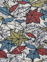 Load image into Gallery viewer, Haori Jacket Vintage(1950-1980) White Leaf Maple Leaf Silk #7633H5
