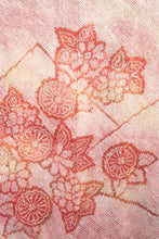Load image into Gallery viewer, Haori Jacket Vintage(1950-1980) Light Red Pale Pink Full Shibori Peony Kiku Silk #8347C4
