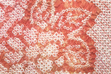 Load image into Gallery viewer, Haori Jacket Vintage(1950-1980) Light Red Pale Pink Full Shibori Peony Kiku Silk #8347C4
