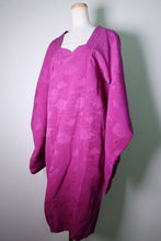 Load image into Gallery viewer, Haori Jacket Vintage(1920-1950) Magenta Folding Fan Silk #8750K1
