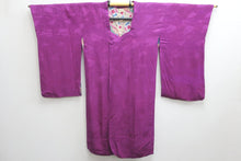 Load image into Gallery viewer, Haori Jacket Vintage(1920-1950) Magenta Folding Fan Silk #8750K1

