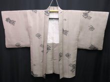 Load image into Gallery viewer, Haori Jacket Vintage(1950-1980) Beige Heian Princess Silk #7605H4
