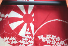 Load image into Gallery viewer, Haori Jacket Vintage(1920-1950) Dark Persimmon Bamboo Silk #8752K1
