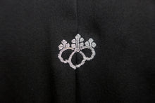 Load image into Gallery viewer, Haori Jacket Vintage(1950-1980) Black Flower Silk #8726J4
