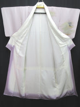 Load image into Gallery viewer, Kimono Pale Lavender Hand painted Gion Matsuri Tall Silk #8273C1

