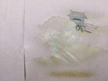 Load image into Gallery viewer, Kimono Pale Lavender Hand painted Gion Matsuri Tall Silk #8273C1
