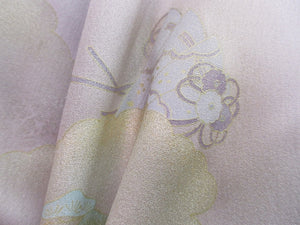 Kimono Pale Lavender Hand painted Gion Matsuri Tall Silk #8273C1