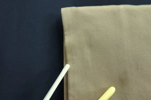 Haori Jacket Vintage(1950-1980) Light Khaki Landscape Silk #8524F3