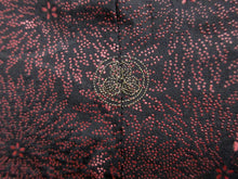 Load image into Gallery viewer, Haori Jacket Vintage(1950-1980) Black Chrysanthemum Urushi Silk #7849L3
