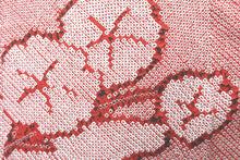 Load image into Gallery viewer, Haori Jacket Vintage(1950-1980) Red Full Shibori Ume Kumodori Silk #8392D3
