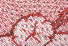 Load image into Gallery viewer, Haori Jacket Vintage(1950-1980) Red Full Shibori Ume Kumodori Silk #8392D3
