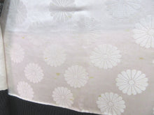 Load image into Gallery viewer, Haori Jacket Vintage(1950-1980) Black Chrysanthemum Silk #7702J4
