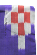 Load image into Gallery viewer, Haori Jacket Vintage(1920-1950) Purple Abstract art Meisen Long Silk #8579G2
