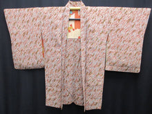 Load image into Gallery viewer, Haori Jacket Vintage(1920-1950) Gray Pine Tree Abstract art Long Silk #7854L3

