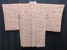 Load image into Gallery viewer, Haori Jacket Vintage(1920-1950) Gray Pine Tree Abstract art Long Silk #7854L3
