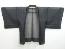 Load image into Gallery viewer, Haori Jacket Vintage(1950-1980) Black See-Through Tree Silk #7759K2

