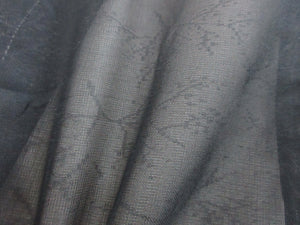 Haori Jacket Vintage(1950-1980) Black See-Through Tree Silk #7759K2