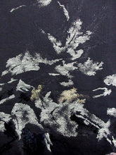 Load image into Gallery viewer, Haori Jacket Vintage(1950-1980) Black Abstract art Flower Silk #7935M3
