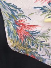 Load image into Gallery viewer, Haori Jacket Vintage(1950-1980) White Leaf Silk #7802K5
