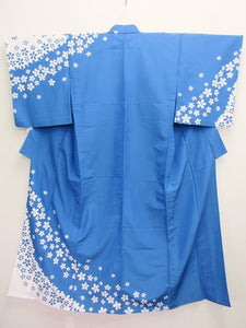 Kimono Blue Cherry Blossom Synthetic #8149B1