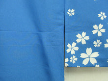 Load image into Gallery viewer, Kimono Blue Cherry Blossom Synthetic #8149B1
