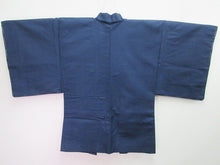 Load image into Gallery viewer, Men&#39;s Haori Vintage(1950-1980) Blackish Blue Eagle Wool #7983M5
