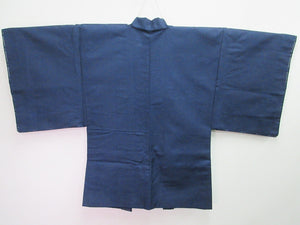 Men's Haori Vintage(1950-1980) Blackish Blue Eagle Wool #7983M5