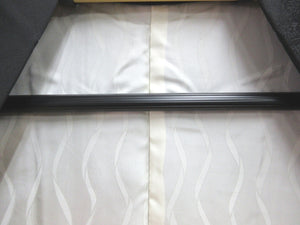 Haori Jacket Vintage(1950-1980) Black Cloud Flower Silk #7709J5