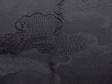 Load image into Gallery viewer, Haori Jacket Vintage(1950-1980) Black Cloud Flower Silk #7709J5
