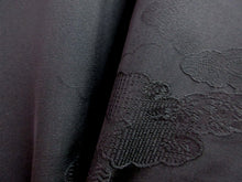 Load image into Gallery viewer, Haori Jacket Vintage(1950-1980) Black Cloud Flower Silk #7709J5
