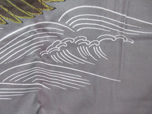 Load image into Gallery viewer, Men&#39;s Haori Vintage(1950-1980) Blackish Blue Eagle Wool #7983M5
