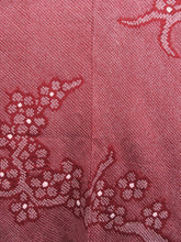 Load image into Gallery viewer, Haori Jacket Vintage(1950-1980) Red Full Shibori Ume Branch Silk #7941M3

