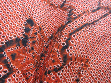 Load image into Gallery viewer, Haori Jacket Vintage(1950-1980) Vermillion Full Shibori Maple Leaf Branch Silk #7895M1
