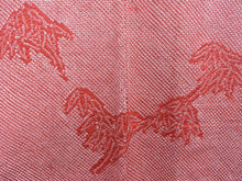 Load image into Gallery viewer, Haori Jacket Vintage(1950-1980) Red Full Shibori Bamboo leaf Silk #7898M1
