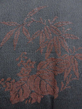 Load image into Gallery viewer, Haori Jacket Vintage(1920-1950) Black Peony Maple Leaf Ukiyoe Silk #7989M5
