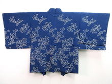 Load image into Gallery viewer, Haori Jacket   Blue    Camellia    #81
