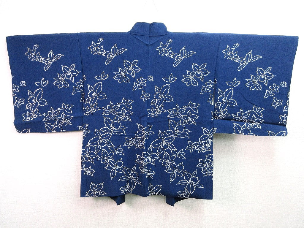 Haori Jacket   Blue    Camellia    #81