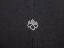 Load image into Gallery viewer, Haori Jacket   Black    Glinting Flower Wave  #84
