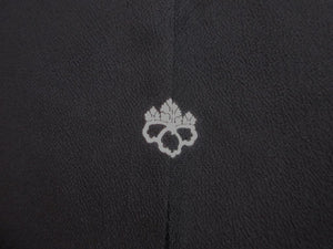 Haori Jacket   Black    Glinting Flower Wave  #84
