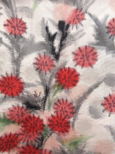 Load image into Gallery viewer, Haori Jacket Vintage(1920-1950) Cream White    Meisen Flower.    #58
