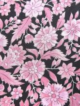 Load image into Gallery viewer, Haori Jacket   Black Pink  Full bloom Flowers  #48
