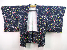 Load image into Gallery viewer, Haori Jacket  Midnight Blue    Shibori    #85
