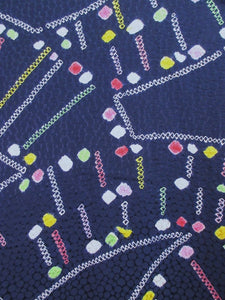 Haori Jacket  Midnight Blue    Shibori    #85