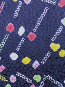 Haori Jacket  Midnight Blue    Shibori    #85