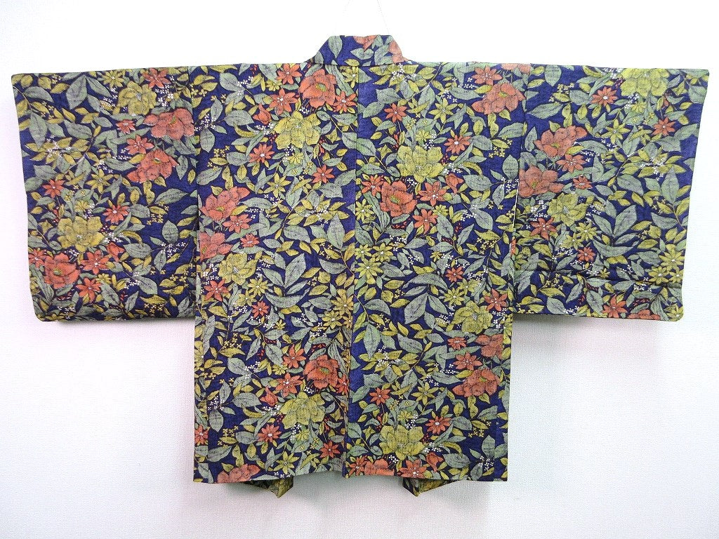 Haori Jacket  Blueish Purple    Flower    #72