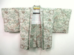 Haori Jacket  Light Gray    Plum blossom Tree Scenery  #73
