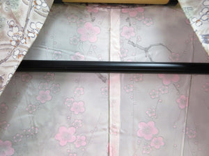 Haori Jacket  Light Gray    Plum blossom Tree Scenery  #73