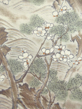 Load image into Gallery viewer, Haori Jacket  Light Gray    Plum blossom Tree Scenery  #73
