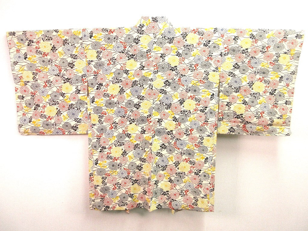 Haori Jacket  Cream White    Chrysanthemum    #98